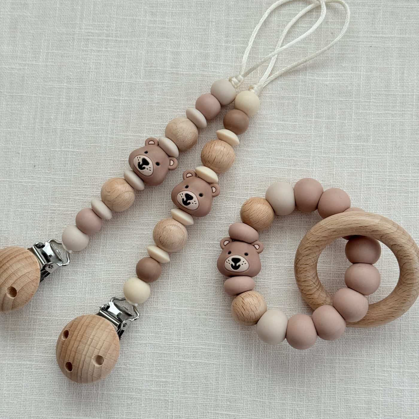 Newborn speenkoord | Beertje 4 newborn speenkoord beertje